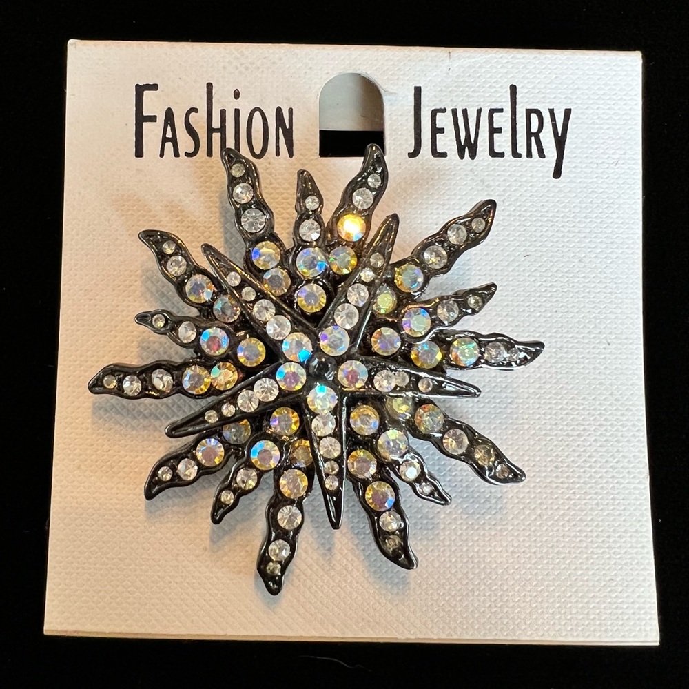 Rhinestone Brooch